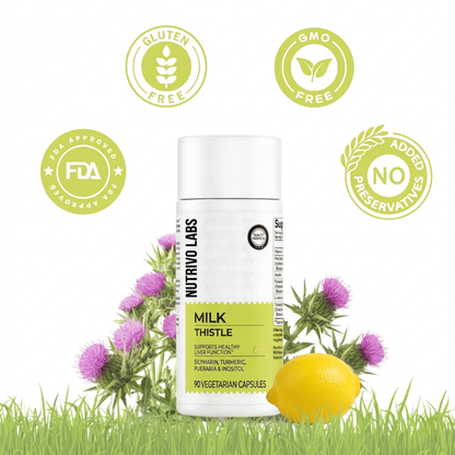 Detox Your Liver, Unlock Your Best Self With Nutrivo Labs™ Milk Thistle