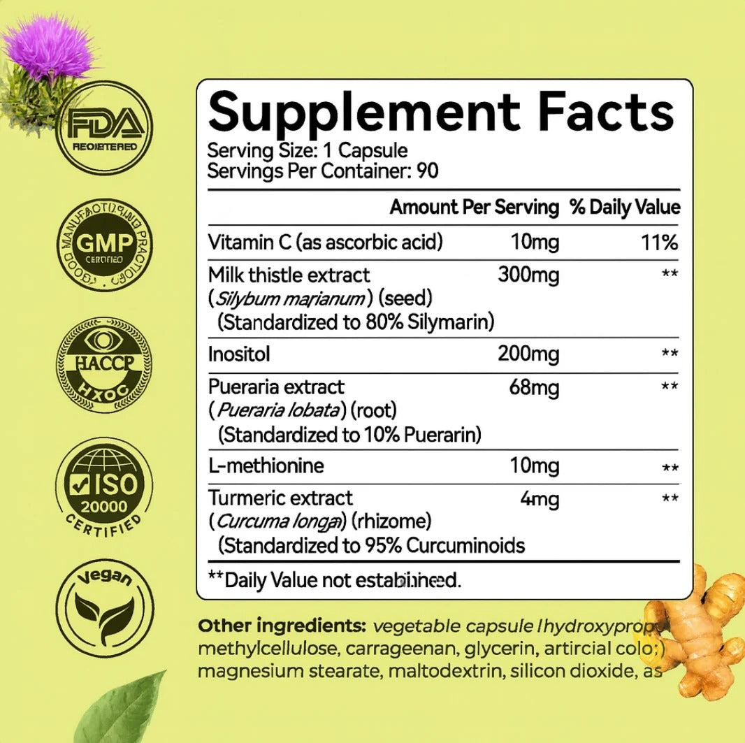 Detox Your Liver, Unlock Your Best Self With Nutrivo Labs™ Milk Thistle