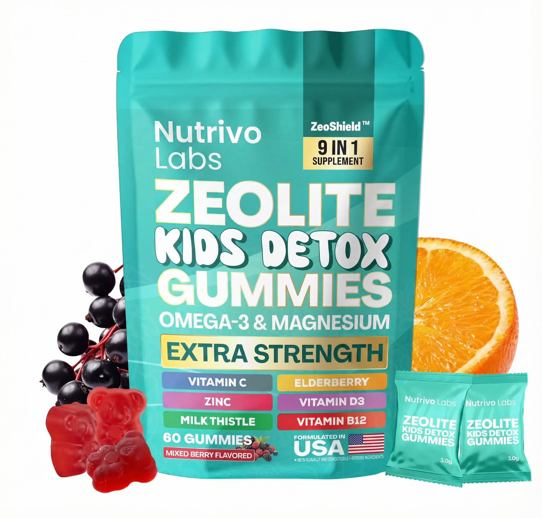 Nutrivo Labs Zeolite Kids Detox Gummies